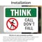 Signmission Safety Culture Sign, 5 in Width, Vinyl Decal, Rectangle OS-2PACK-TS-D-35-L-11796 - alternate 6